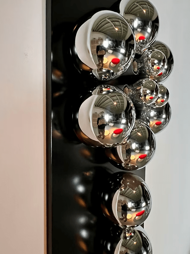 Space Age wall lamp / art piece by Studio EF, Italy 1970's - COLLECTORS RDAM