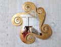 Arti E Mestieri Gilded Postmodern Mirror, Italy - COLLECTORS RDAM