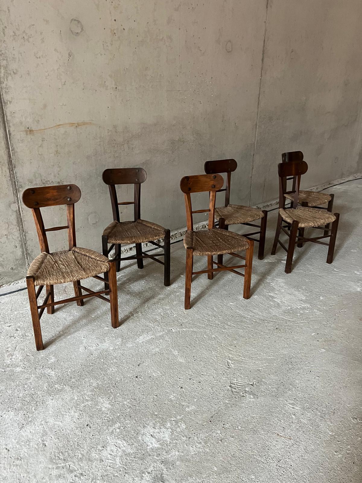 Authentic Brutalist Vintage Chairs from France (1950s - 60s) - COLLECTORS RDAM