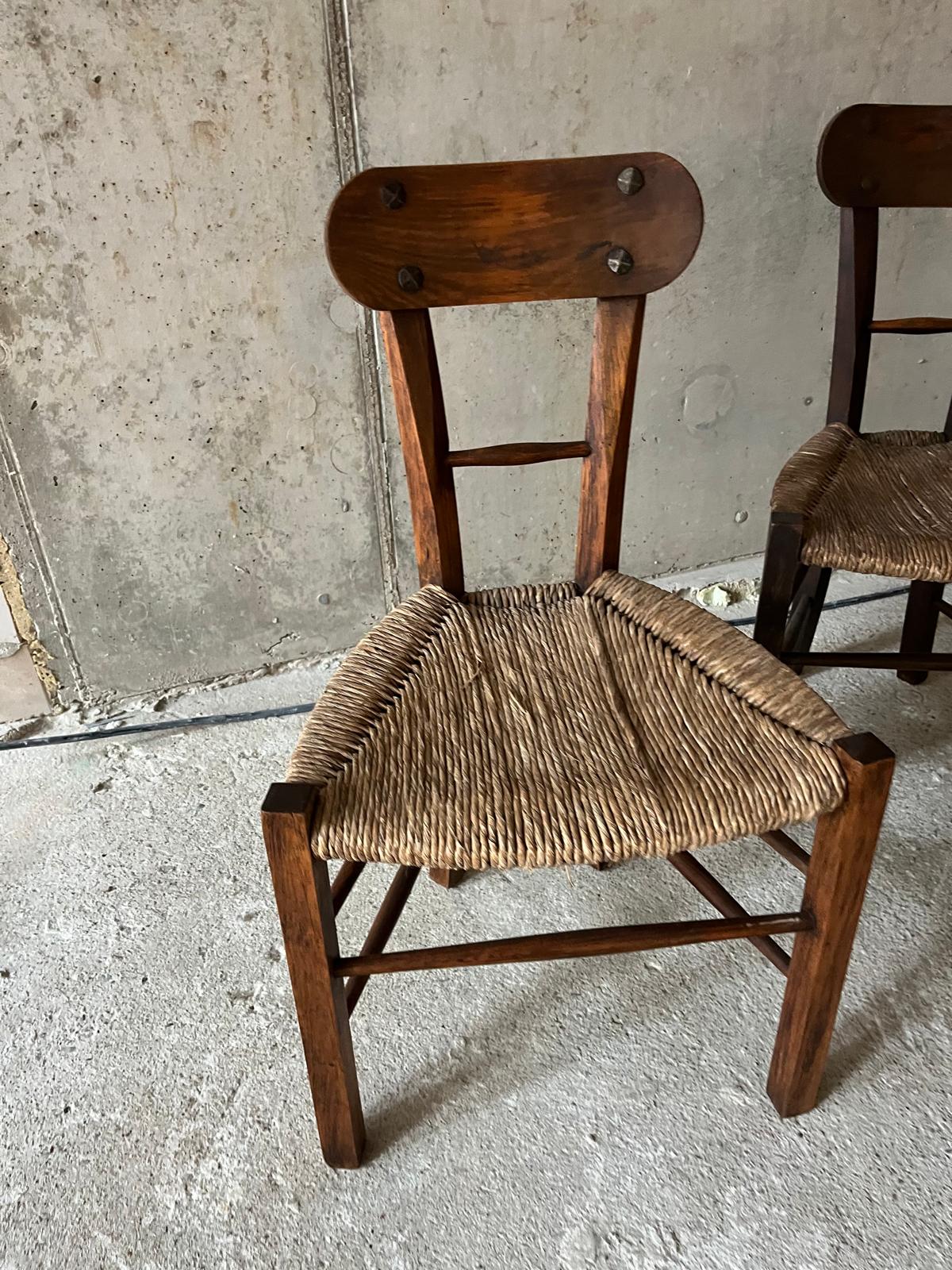 Authentic Brutalist Vintage Chairs from France (1950s - 60s) - COLLECTORS RDAM