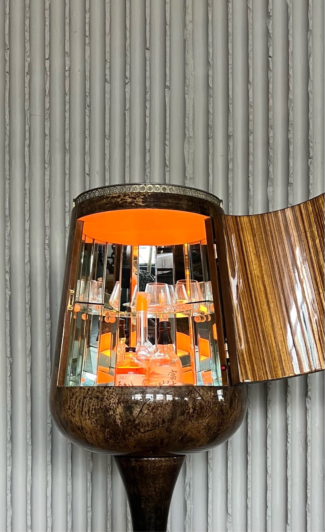 Dry bar by Aldo Tura, Italy 1960s - COLLECTORS RDAM
