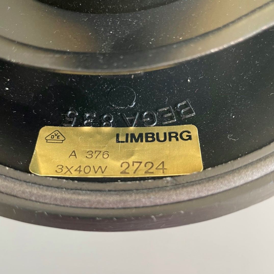 Rare set of large wall lights, Glashütte Limburg, Germany, 1970s - COLLECTORS RDAM