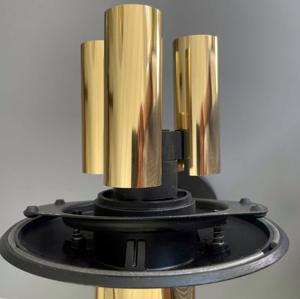 Rare set of large wall lights, Glashütte Limburg, Germany, 1970s - COLLECTORS RDAM