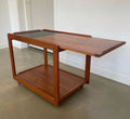 Scandinavian design teak bar cart, trolley, side table, 1960s - COLLECTORS RDAM