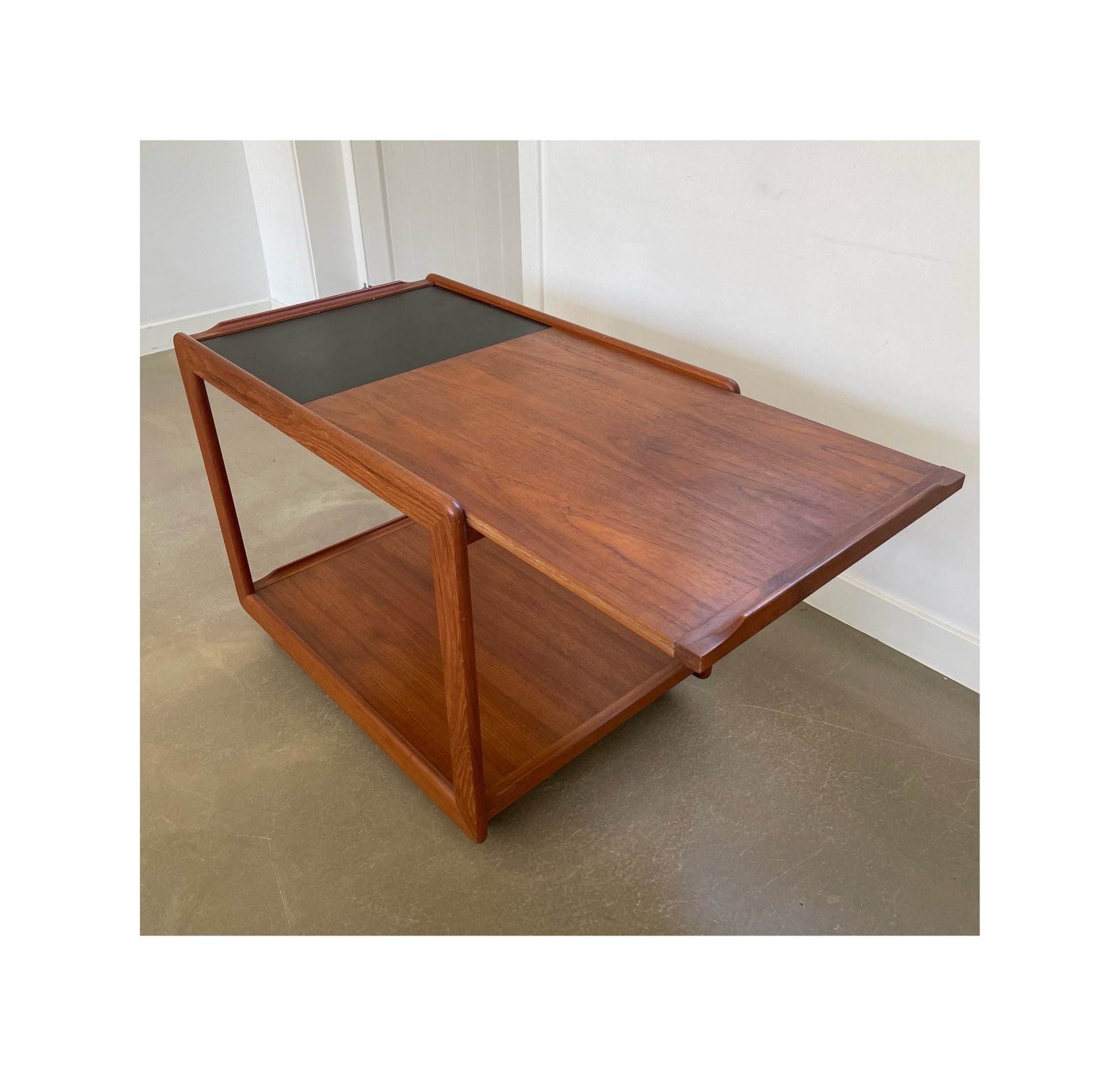 Scandinavian design teak bar cart, trolley, side table, 1960s - COLLECTORS RDAM