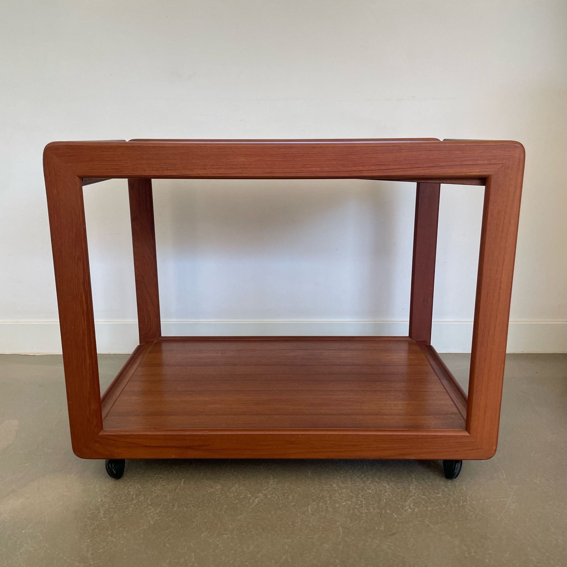 Scandinavian design teak bar cart, trolley, side table, 1960s - COLLECTORS RDAM