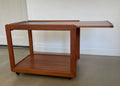 Scandinavian design teak bar cart, trolley, side table, 1960s - COLLECTORS RDAM