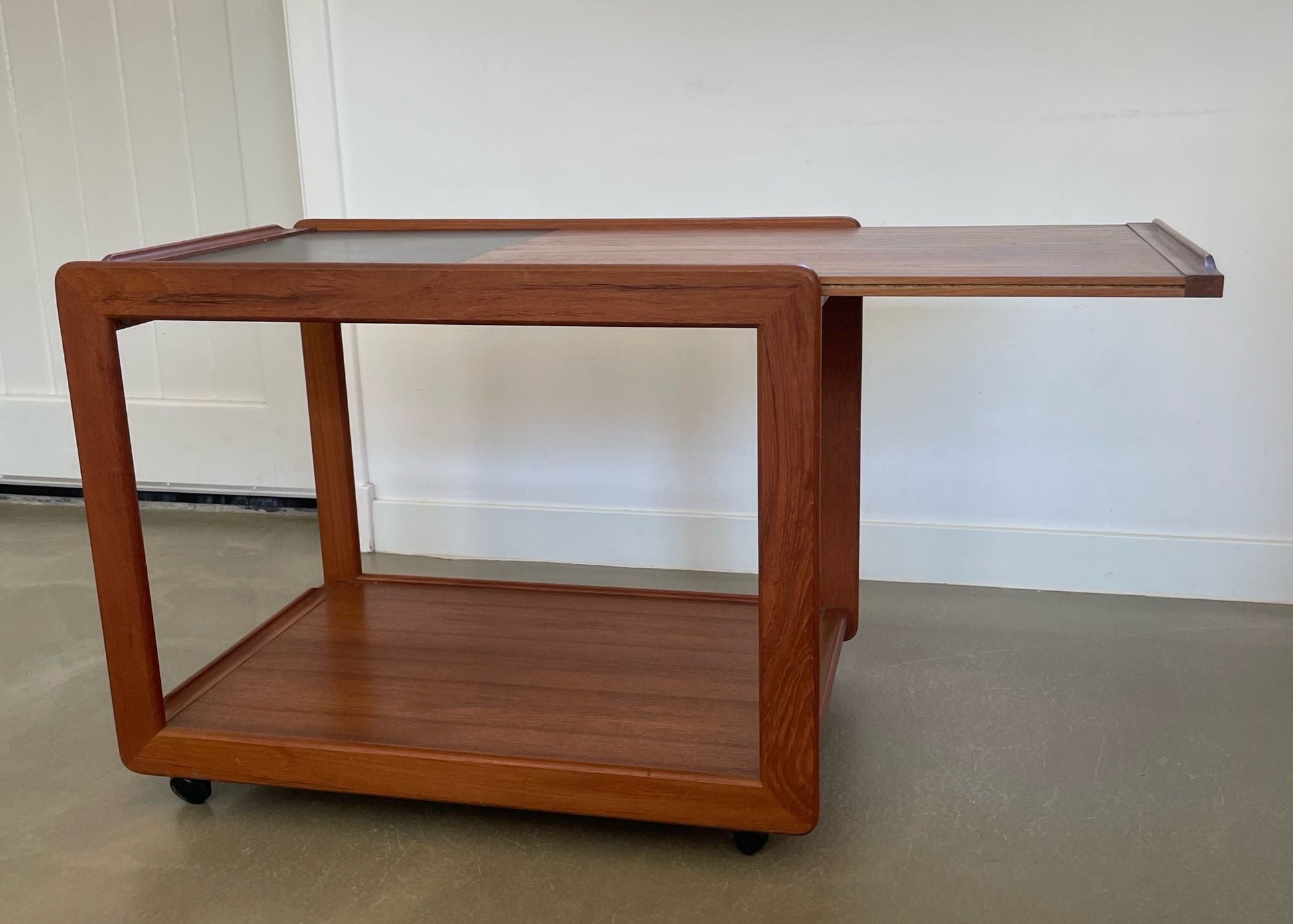 Scandinavian design teak bar cart, trolley, side table, 1960s - COLLECTORS RDAM