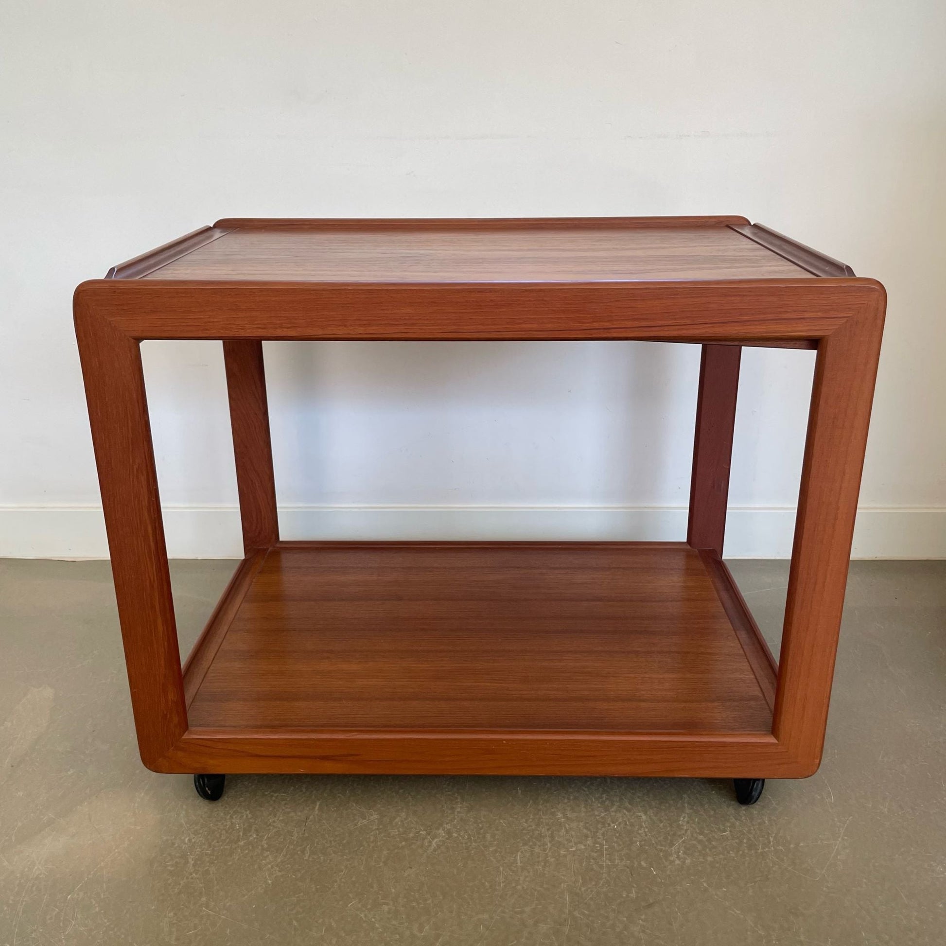 Scandinavian design teak bar cart, trolley, side table, 1960s - COLLECTORS RDAM