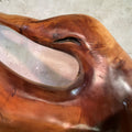 Sculptural, organically shaped solid wooden bench - COLLECTORS RDAM