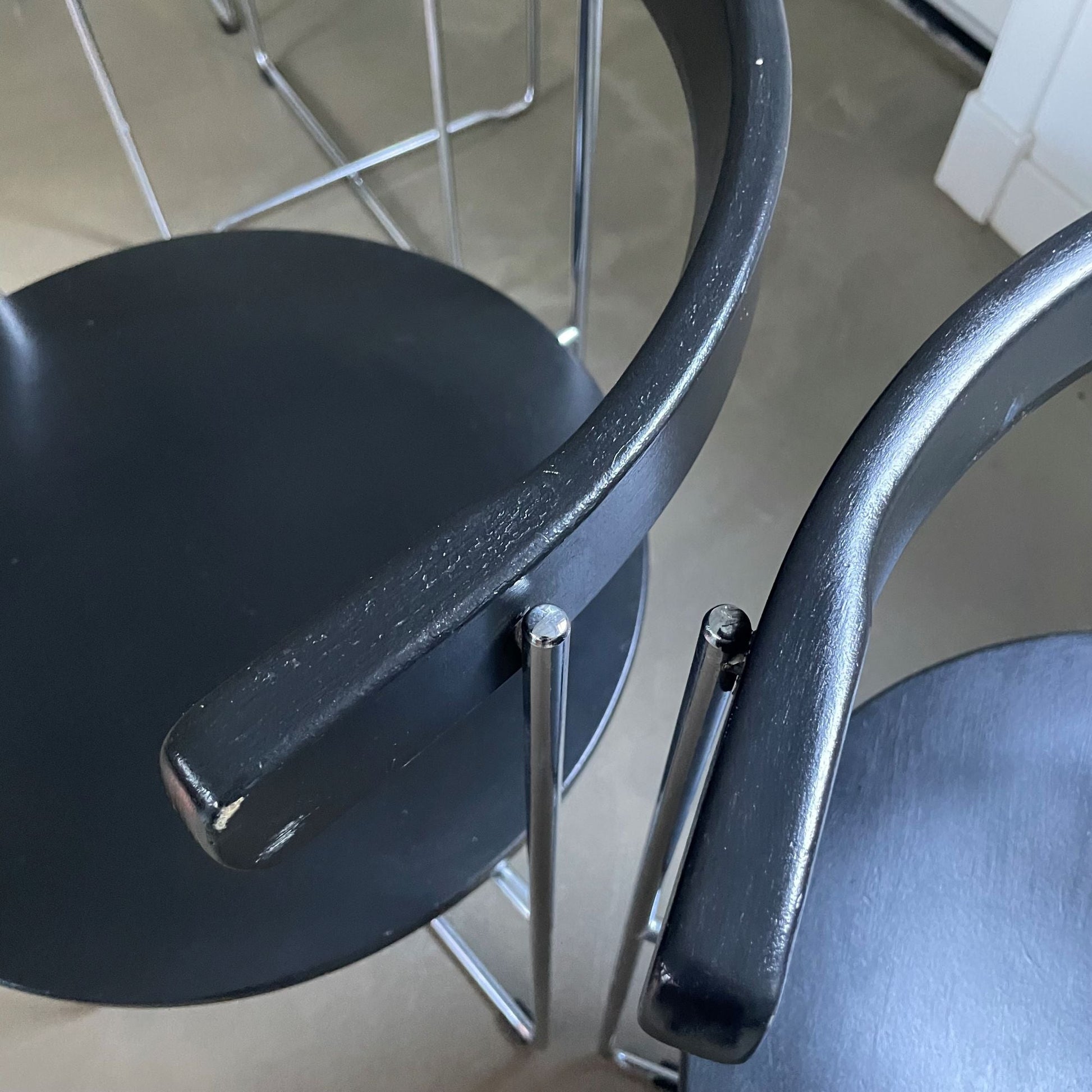 Set of 4 foldable chairs ‘Soley’, V. Hardarson for Kusch & Co, 80s - COLLECTORS RDAM